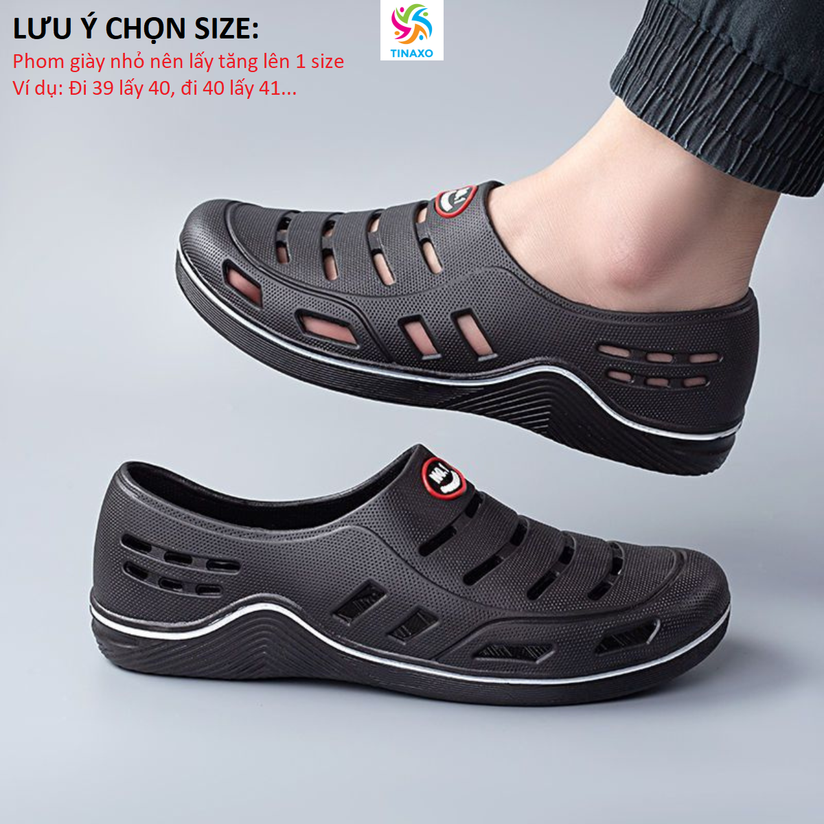 Giày đi nước mùa hè dép nhựa nam GS188