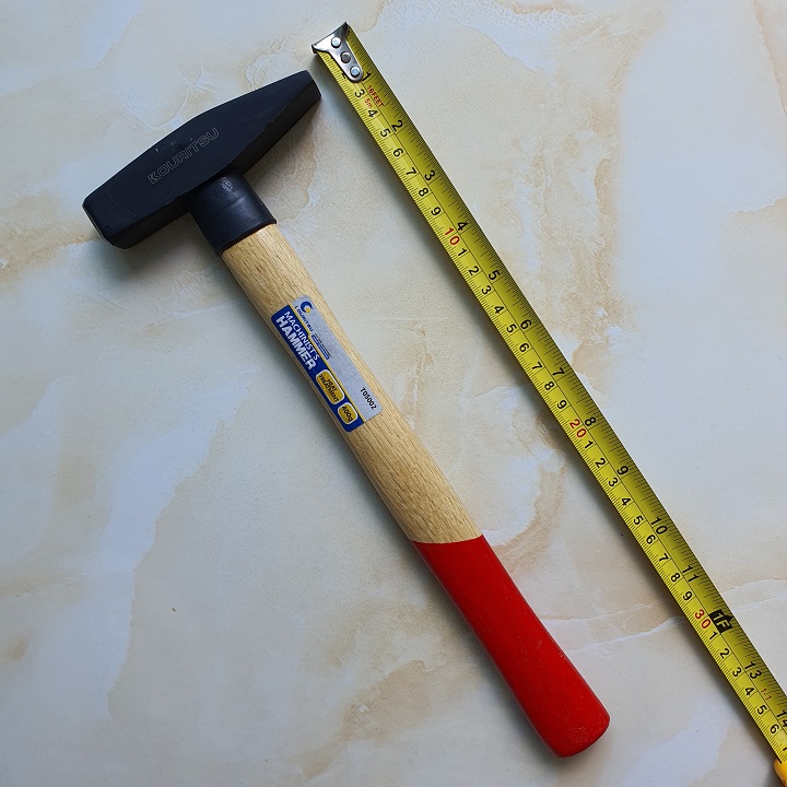 Búa cơ khí Nhật Bản Kouritsu cán gỗ 400 gr - 500 gr, Búa cán gỗ, bua can go, búa gò