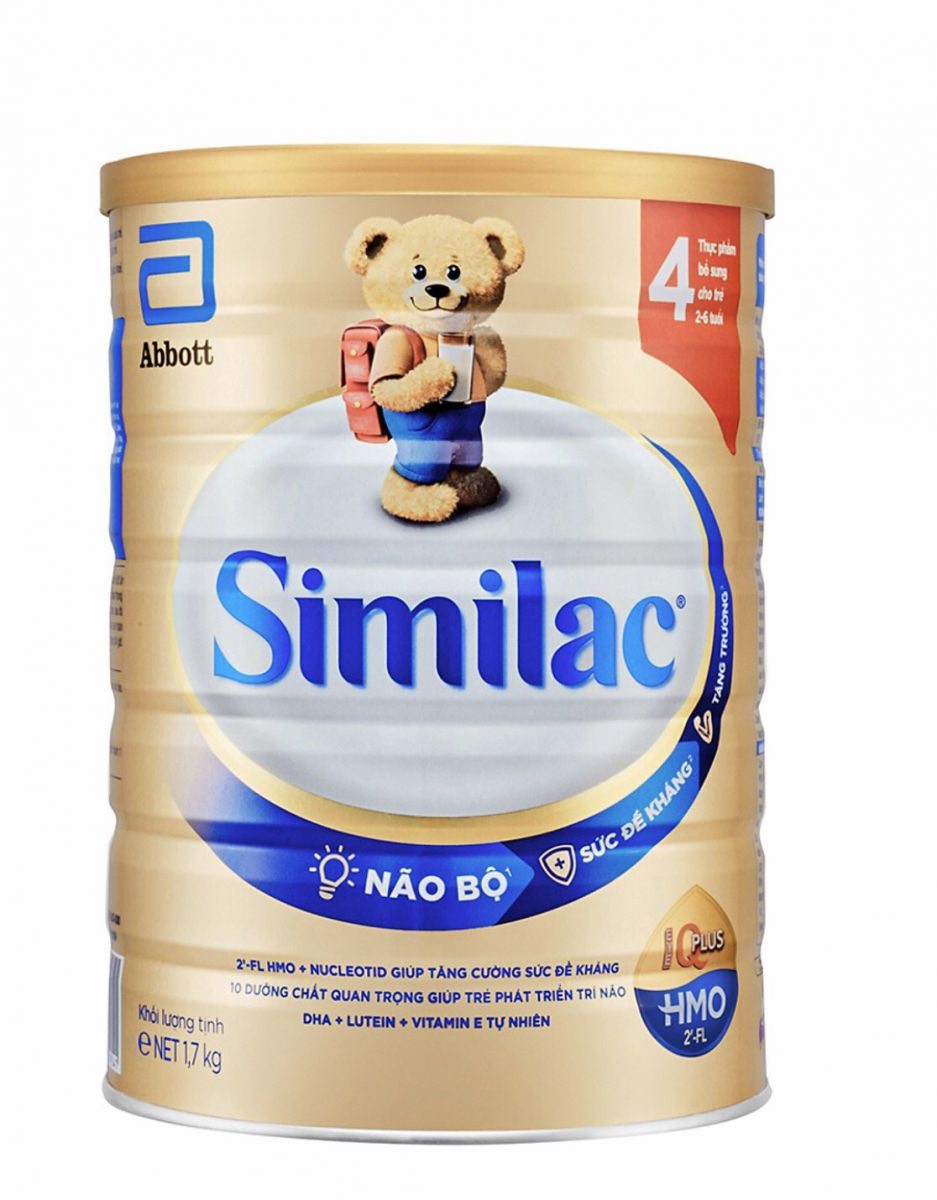Sữa similac iq plus hmo số 4 - 1,7kg - giúp trẻ phát triển não bộ và sức đề kháng
