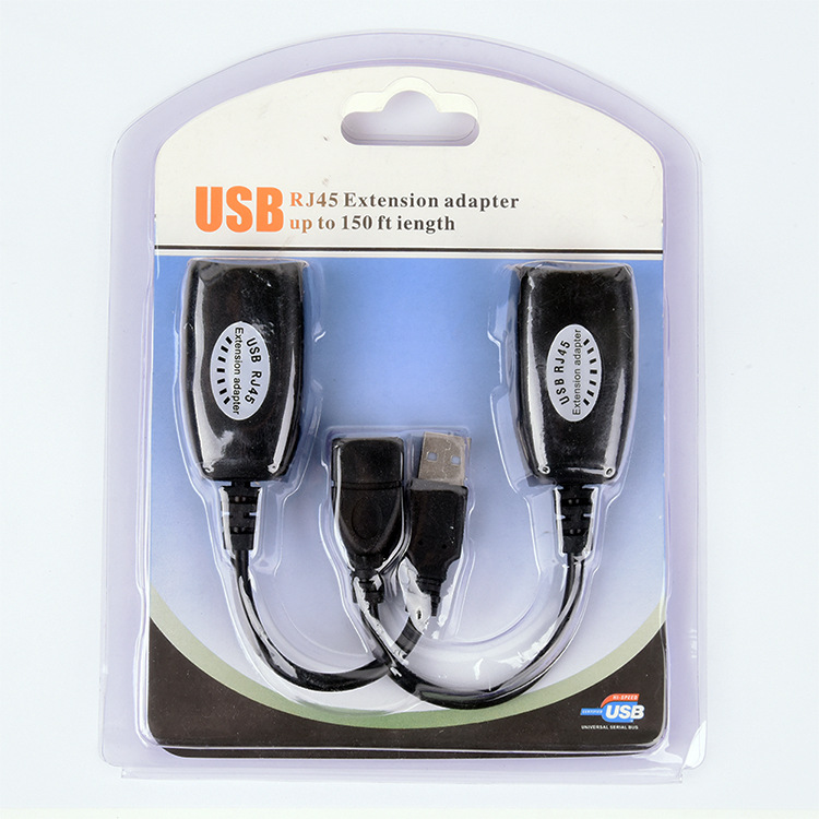 NEW high quality Xuyên Biên Giới USB Thiết Bị Kéo Dài 50 Gạo usb Mở Rộng Bộ Khuếch Đại Tín Hiệu usb2.0 Lần Lượt RJ45 Phụ Kiện Bộ Mở Rộng Mạng