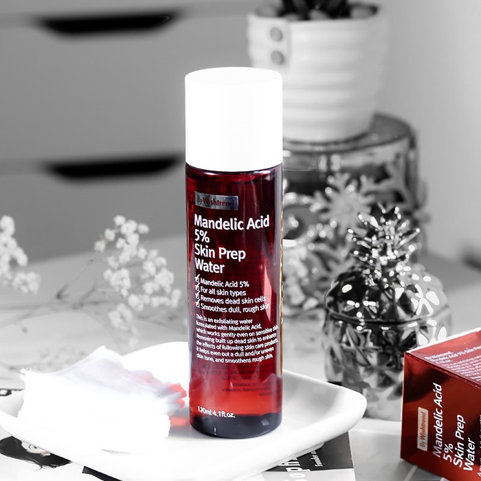 [HCM]Toner Tẩy Da Chết Nhẹ By Wishtrend Mandelic Acid 5% Skin Prep Water 120ml