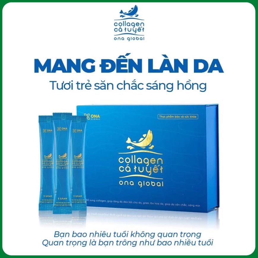 [COMBO 5 HỘP TẶNG 1 HỘP] Collagen cá tuyết Nauy - Làm đẹp da, da săn chắc, căng bóng ngậm nước ẩm mượt