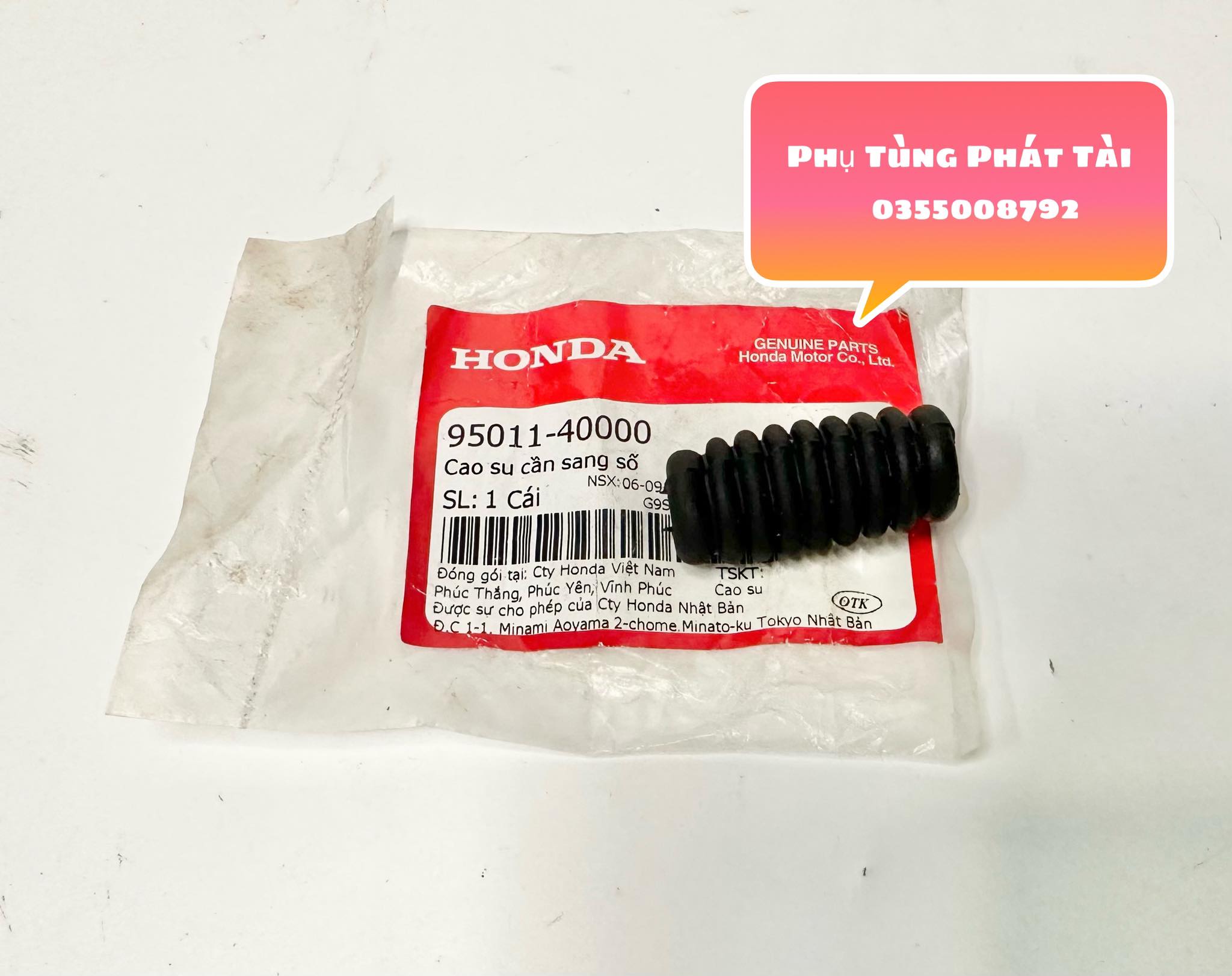Cao su cần số wave - dream chính hãng honda