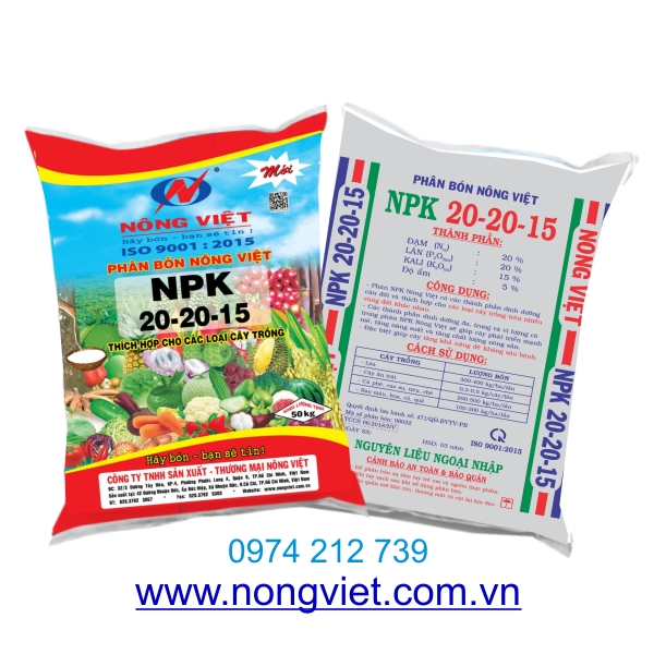 Phân bón npk 20-20-15