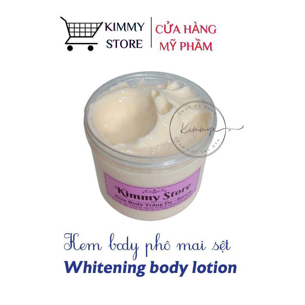 Lẻ hộp 500g kem body phô mai sệt - whitening body lotion