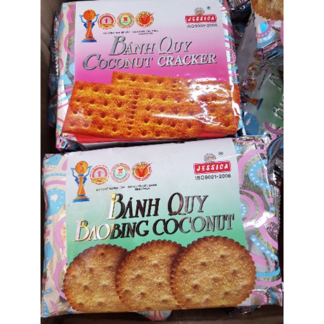 Bánh quy Baobing Coconut - Bánh bạc tròn Jessica