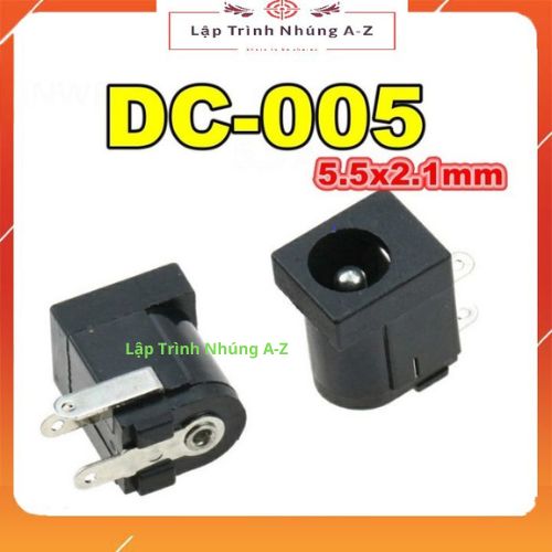 Jack nguồn dc cái 5.5x2.1mm
