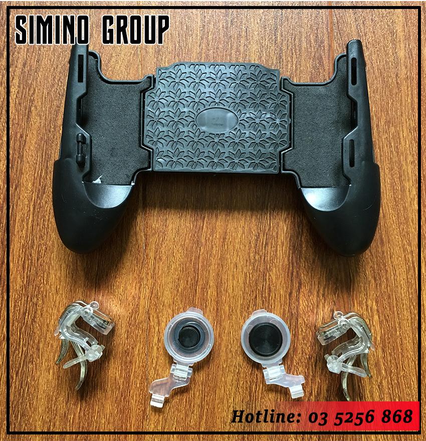 Tay cầm chơi game liên quân mobile, pubg chống mỏi + bộ 2 nút bấm r11 chơi game pubg + tặng kèm 2 nút di chuyển joystick - tay cầm chơi game chống rung,tay cầm chơi game điện thoại,tay cầm chơi game pc,tay cầm ps4