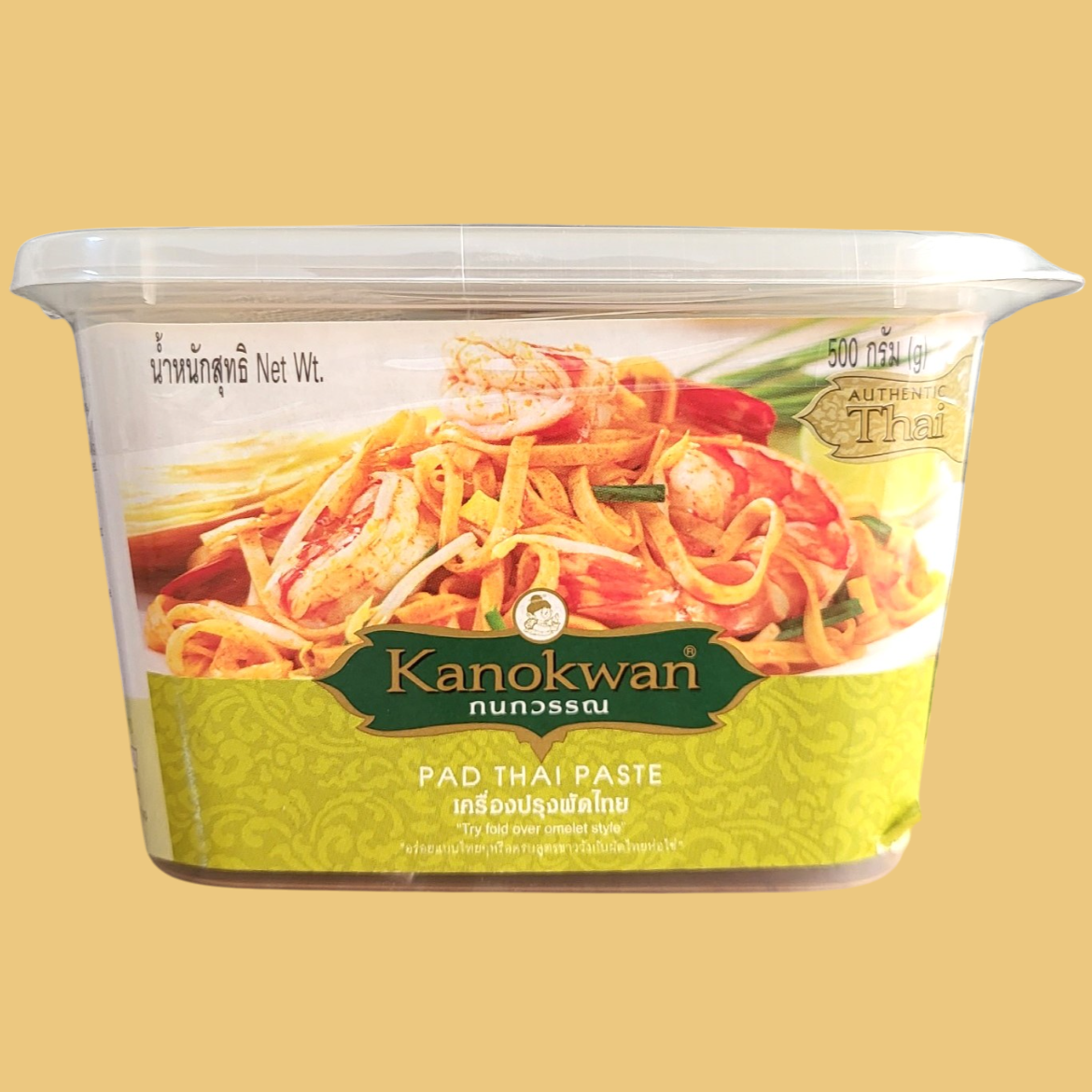 KANOKWAN [ Hộp PADTHAI 500g ] SỐT GIA VỊ PAD THÁI Pad Thai Paste (HALAL)