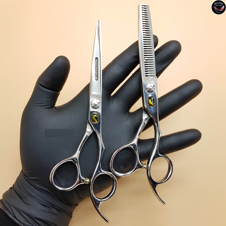Cặp Kéo Cắt Tỉa Tóc Giá Rẻ Cho Thợ 6.0 inch Gongren Fox Scissors