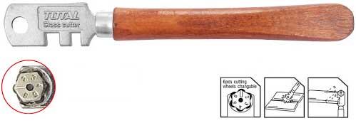 Dụng cụ bẻ kính 130mm total tht561301