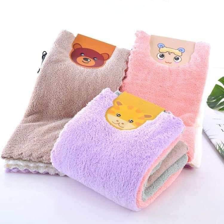 Set 10 Khăn lau 2 mặt đa năng mềm mịn hình gấu dễ thấm hút nước và chất bẩn tại sile 888