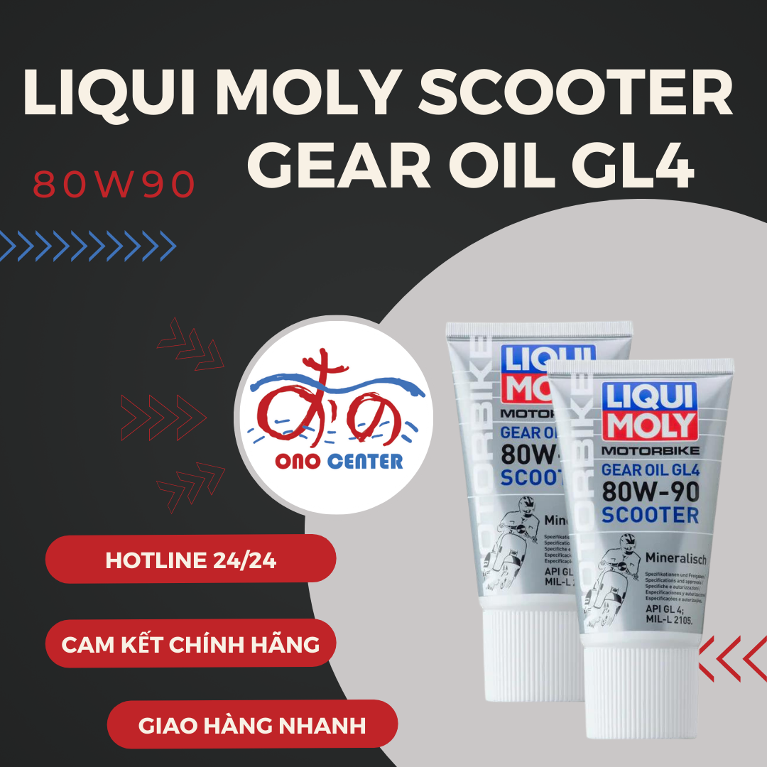 Nhớt láp hộp số liqui moly gl4 80w90 scooter