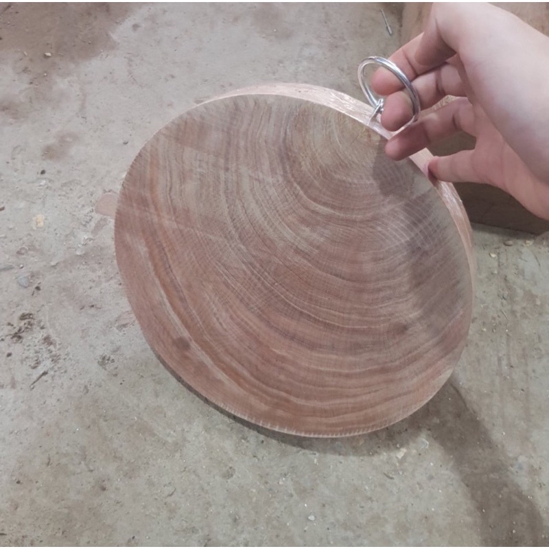 Thớt gỗ Nghiến 24 - 29cm chuẩn 100%, thớt tròn nhiều size cao cấp