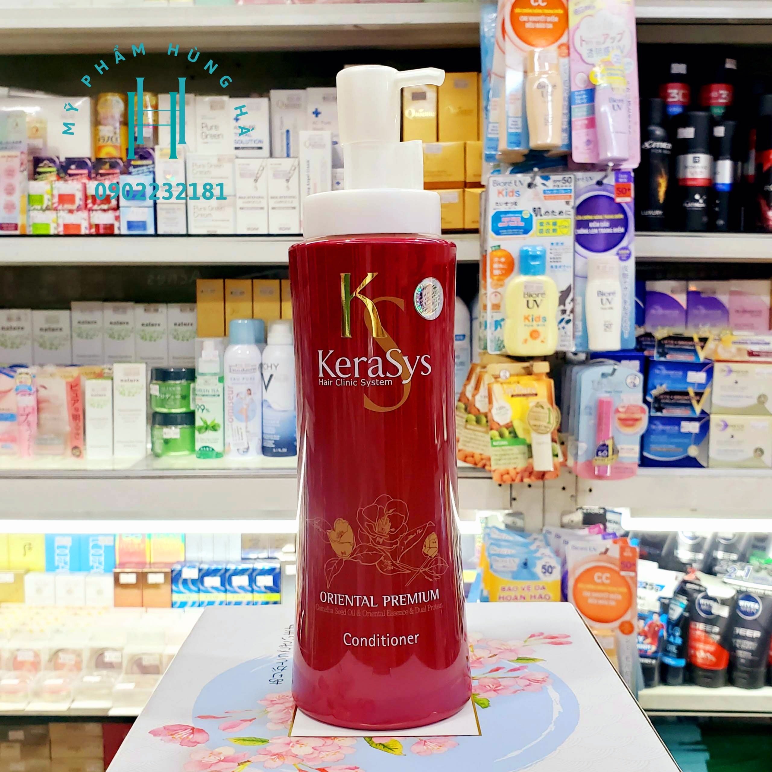 Dầu xả Kerasys, dầu xả giảm gãy rụng tóc, kích thích mọc tóc Kerasys Oriental Premium 600ml