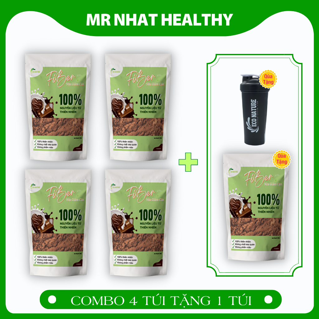 Sữa giảm cân fiber giảm cân khoa học an toàn hiệu quả - mr nhat healthy