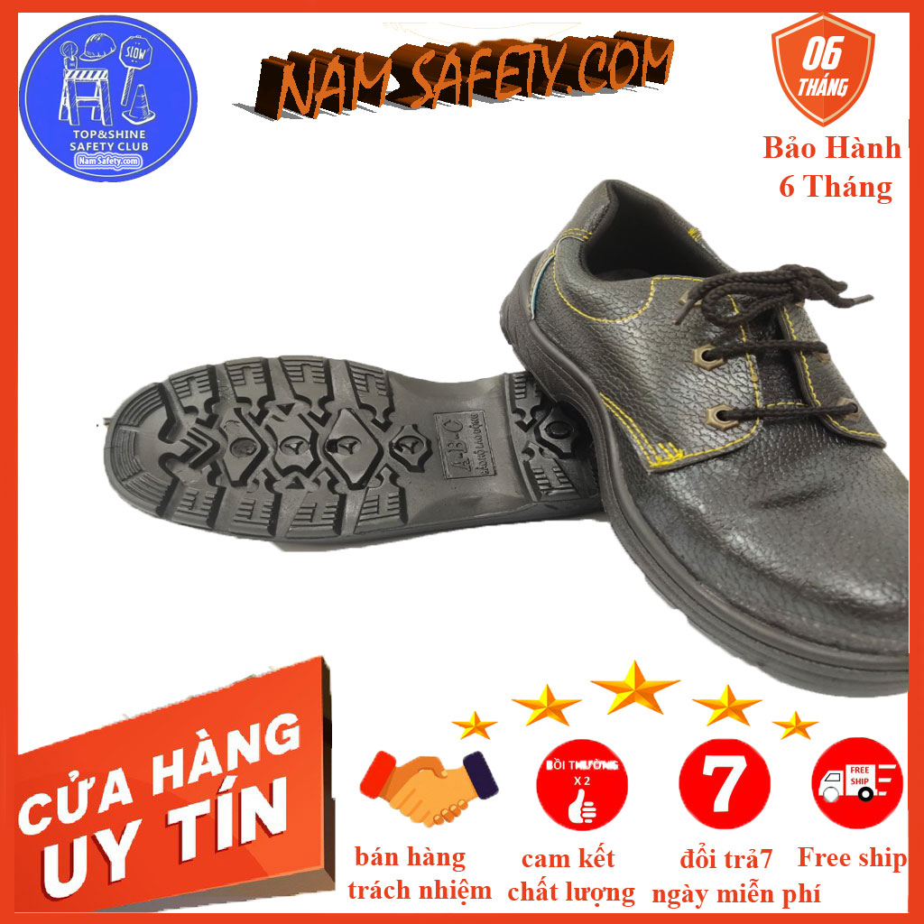Giày bảo hộ lao động ABC mũi thép ,chống đinh ,chống va đập ,chống trơn trượt ,bảo vệ bàn chân