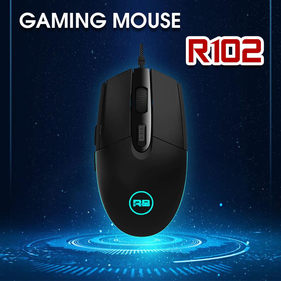 Gaming gear - mouse gaming rainbow r102 quang học 3200dpi