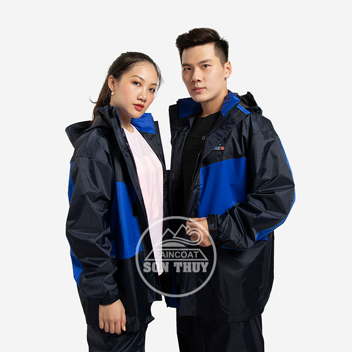 Áo mưa bộ K4 cao cấp, siêu bền, chống rách, chống thấm nước giữ ấm cơ thể chính hãng Sơn Thủy