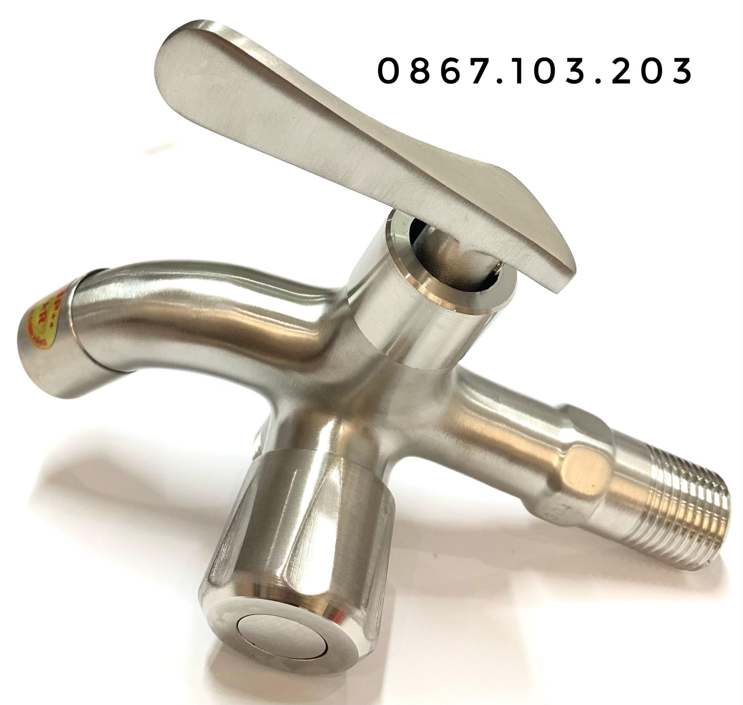 Vòi vòi củ sen tắm lạnh tay gạt inox sus 304