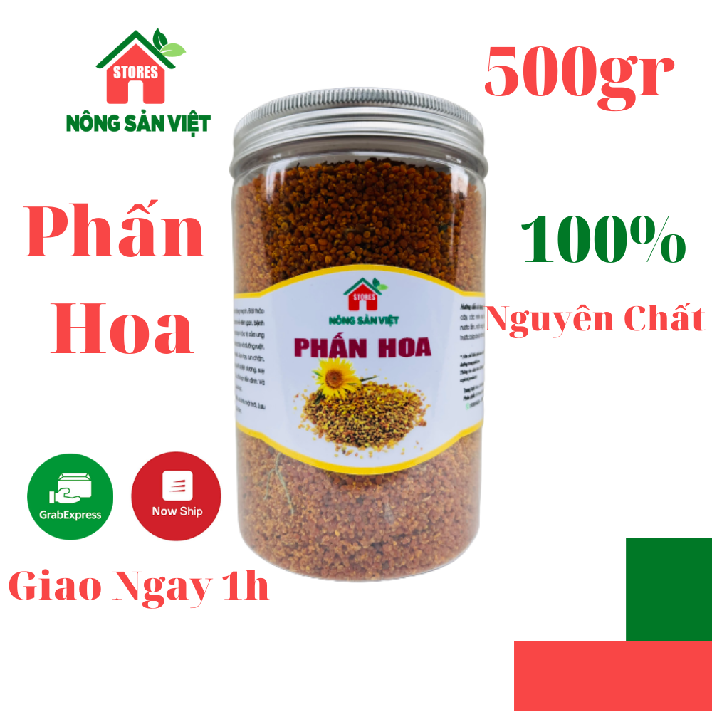 Phấn hoa mật ong nguyên chất hộp 500gr