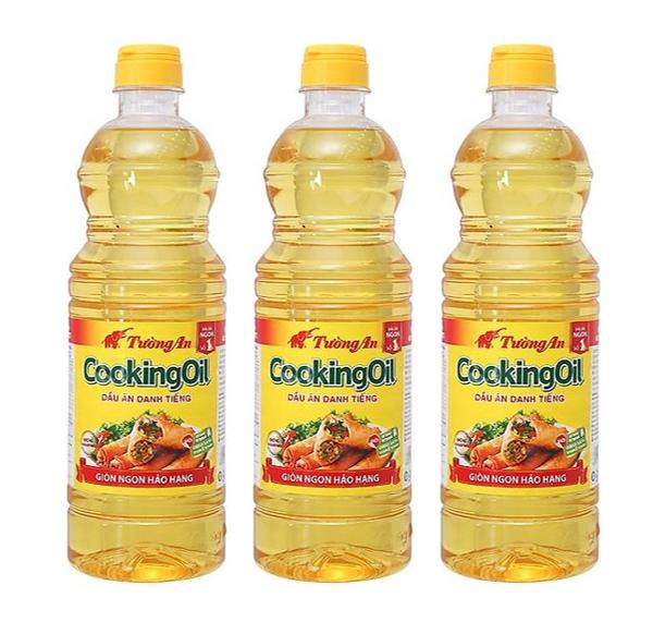 Combo 3 Chai Dầu Ăn Cooking Oil 1L
