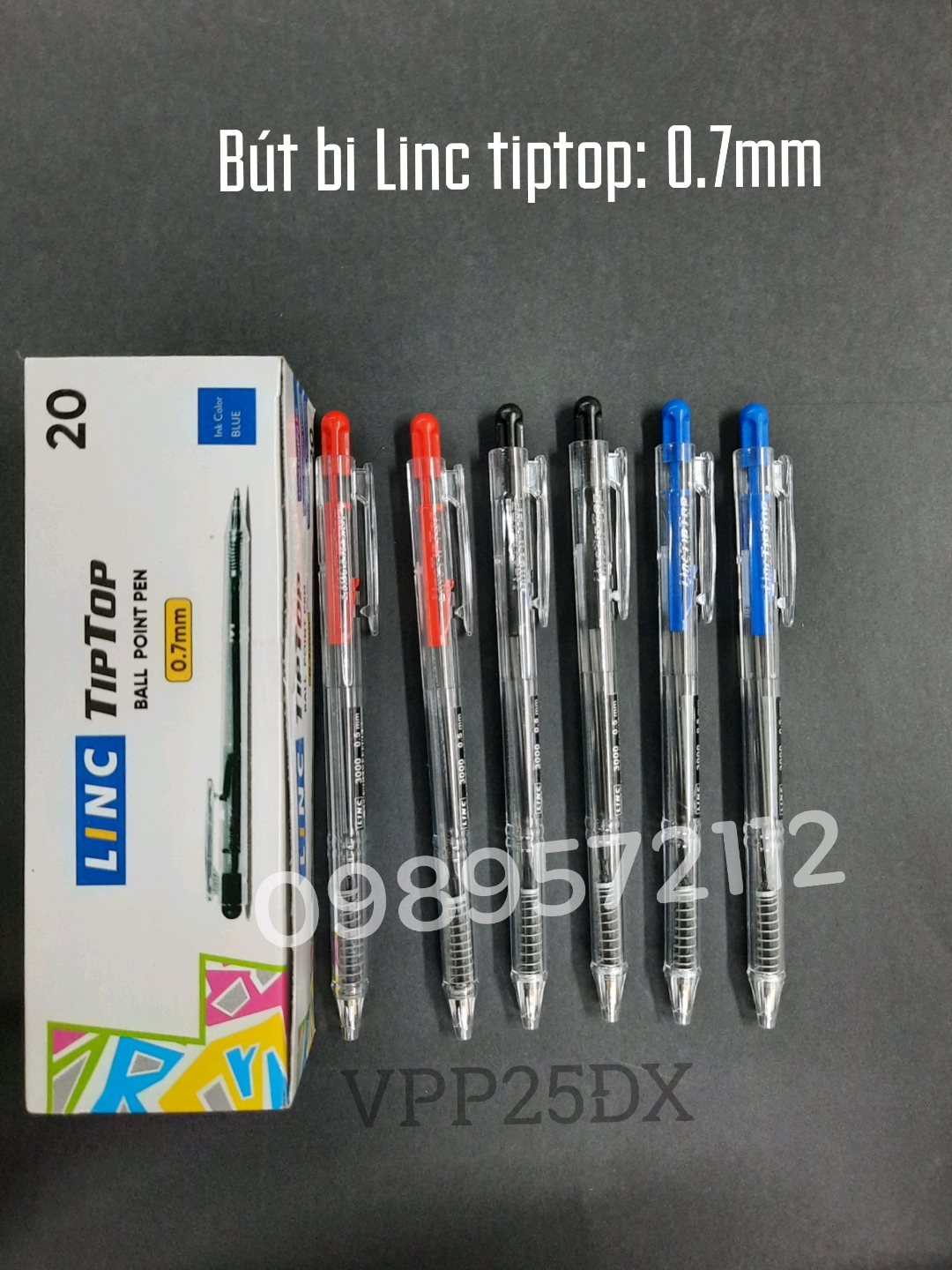 Hộp 20 cái Bút bi Linc tiptop.