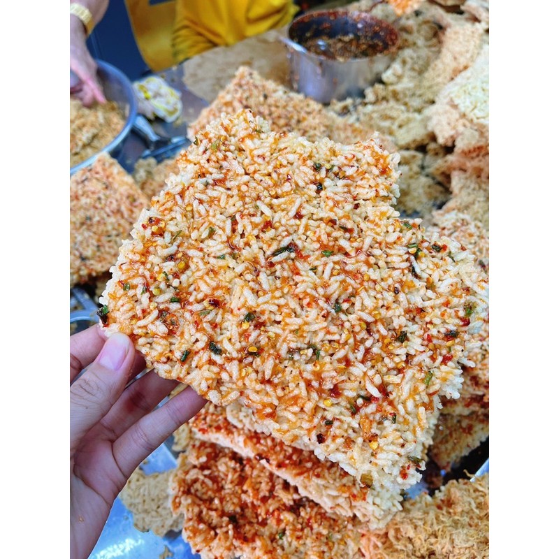Cơm cháy mắm hành cay vừa - 500g