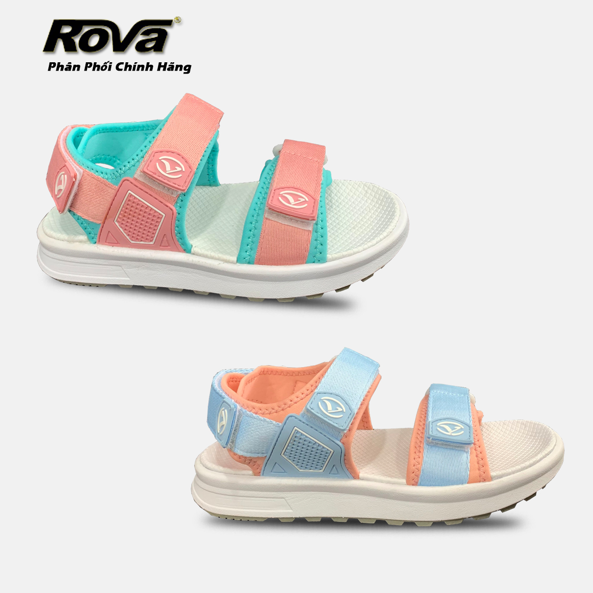 Giày sandal nữ hiệu rova chính hãng - xăng đan đi học/ đi làm/ đi chơi rv2205