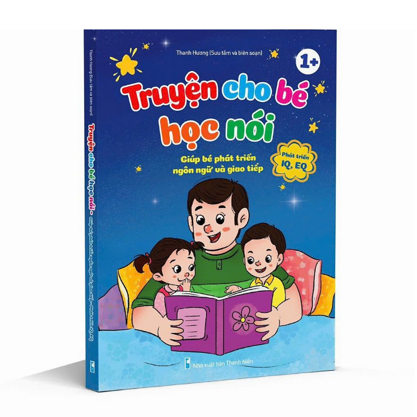 Sách - Truyện cho bé học nói - Bìa cứng ( gồm 15 câu chuyện nhỏ )