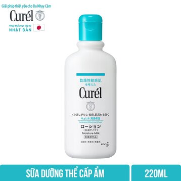 Sữa Dưỡng Toàn Thân Cấp Ẩm Chuyên Sâu Curel Intensive Moisture Care Moisture Milk 220ml