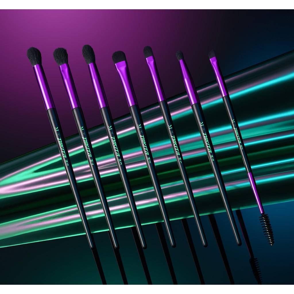 Set cọ mắt Morphe x Nikita Eye Brush Set tím lịm tìm sim