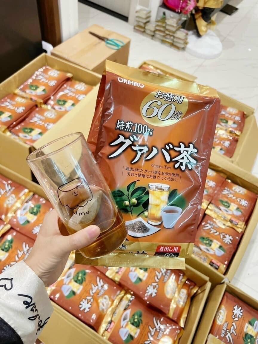 Trà ổi giảm cân Orihiro Nhật Bản 60 gói - RIKOB STORE