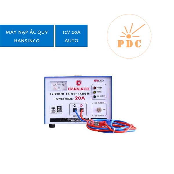 Máy Nạp Ắc Quy Tự Động HANSINCO 20A 12V / 24V