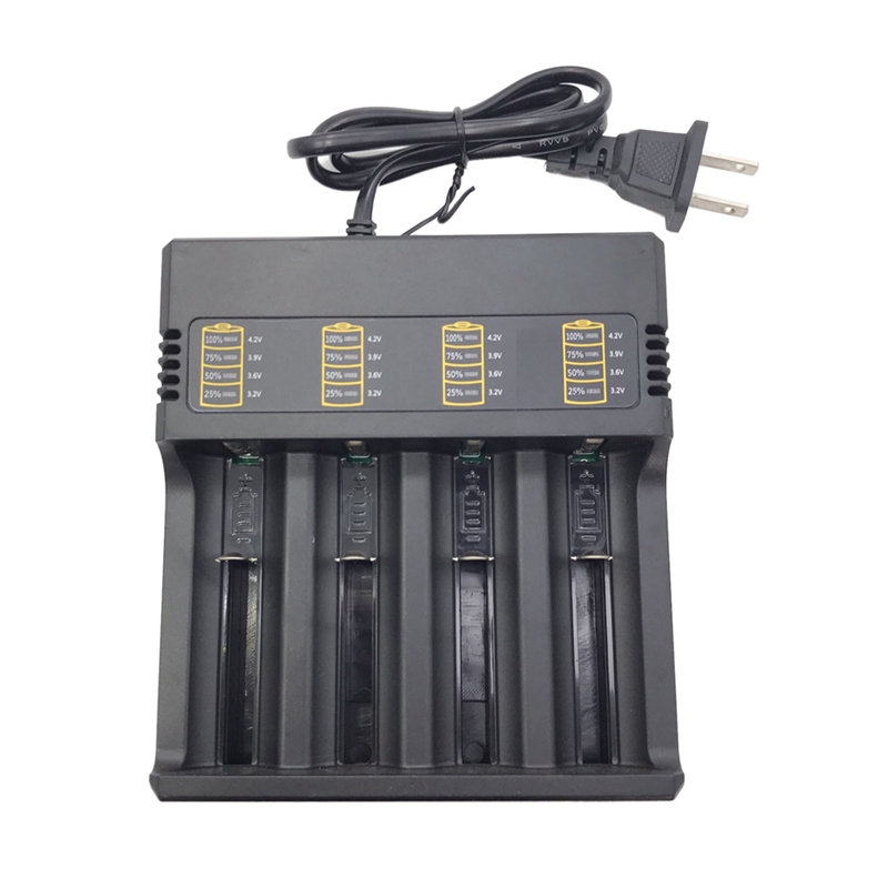 1 Piece 18650 Battery Charger Rechargeable Lithium Battery Charging for