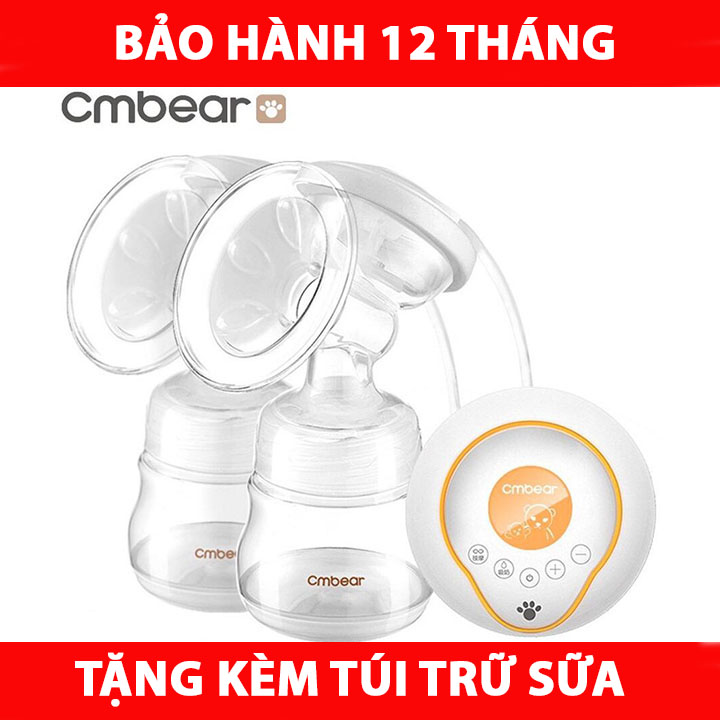 Máy hút sữa - máy hút sữa điện đôi cmbear chính hãng 9 cấp hút