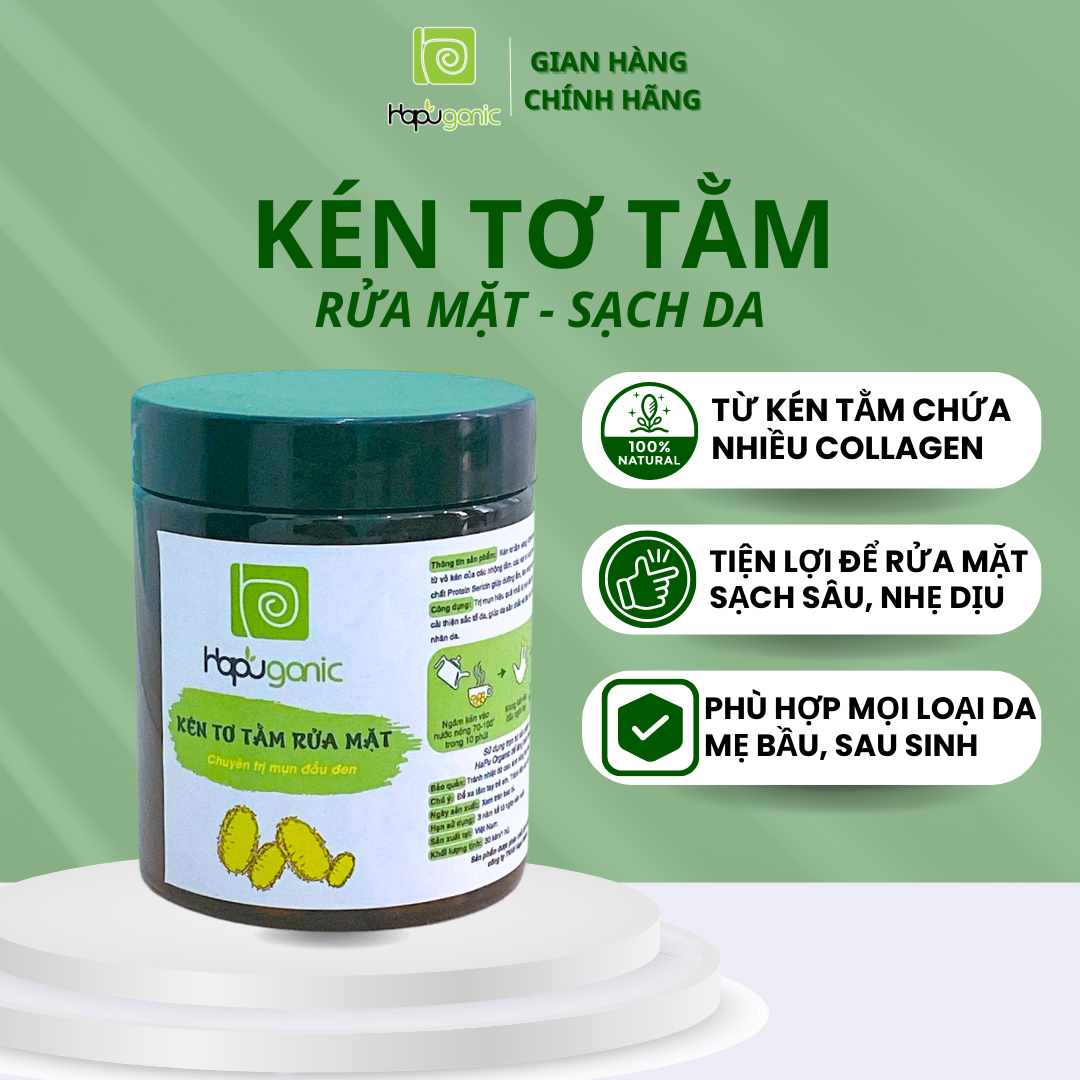 [HŨ 30 VIÊN] KÉN TƠ TẰM RỬA MẶT HaPuganic, Từ Thiên Nhiên An Toàn Đẹp Da Sáng Mịn Làn Da, Gu Làm Đẹp Mới Của Chị Em Phụ Nữ