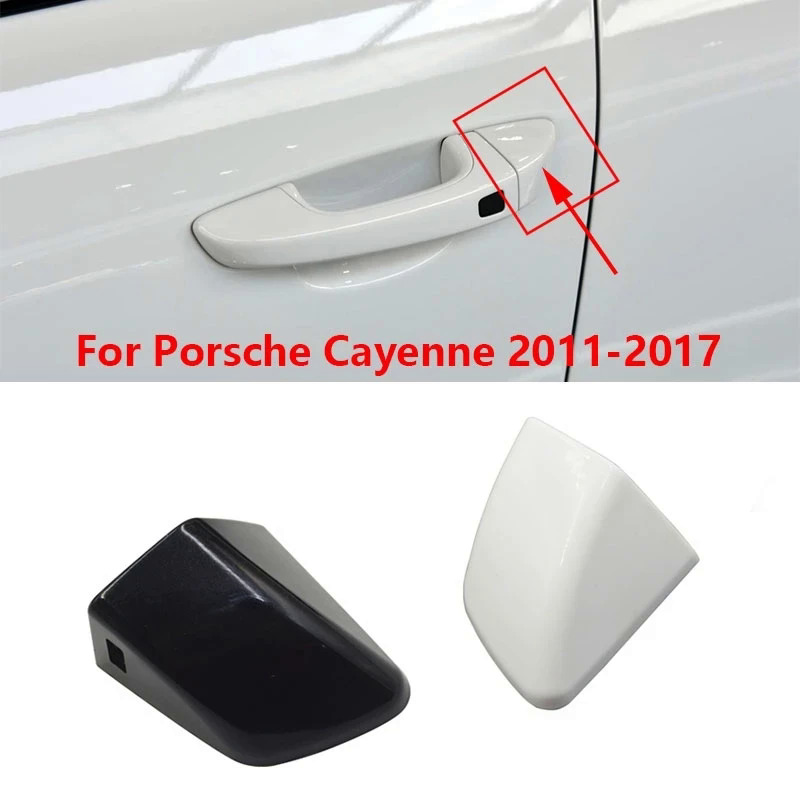 1 cái bên ngoài cửa xử lý khóa xi lanh bìa cho Porsche nhựa 2011 - 2017 95853187900-g2x cho  1 cáibộ Đen