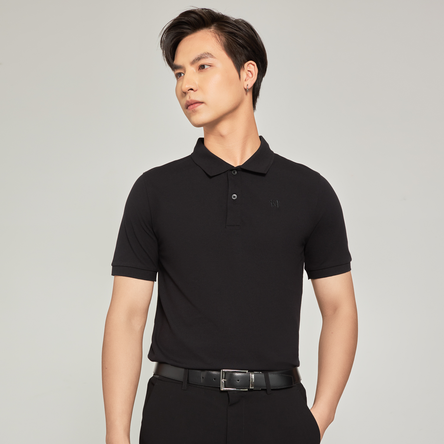 Áo thun ngắn tay có cổ polo nam highway menswear daniel polo