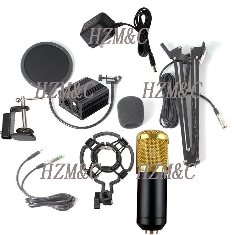 -A Ngoại Thương BM-800 Mạng Máy Tính K Bộ Micro Bài Hát  NB-35  Lưới Chống Phun   Nguồn Điện   Bộ Đồ