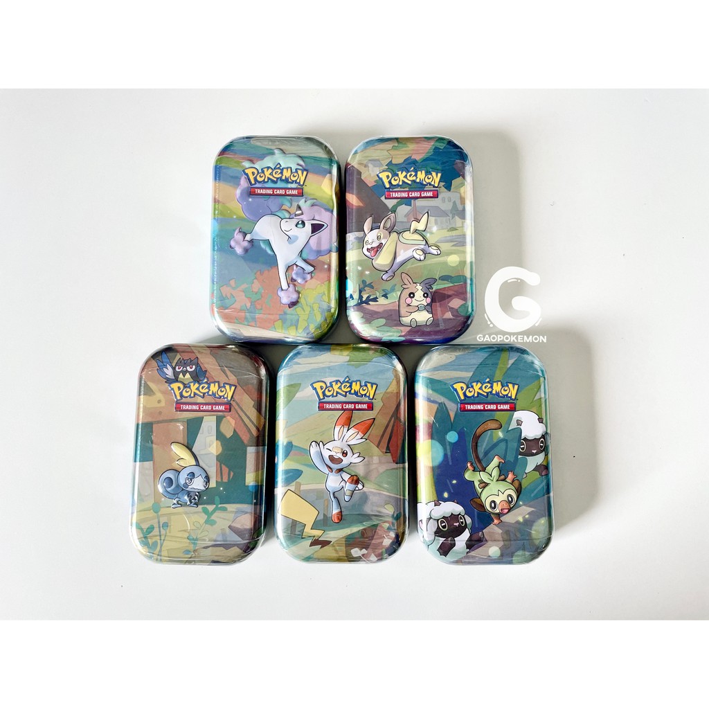 Hộp thiếc 2 gói thẻ bài Pokémon TCG: Mini Tin (XY - Evolution) kèm coin