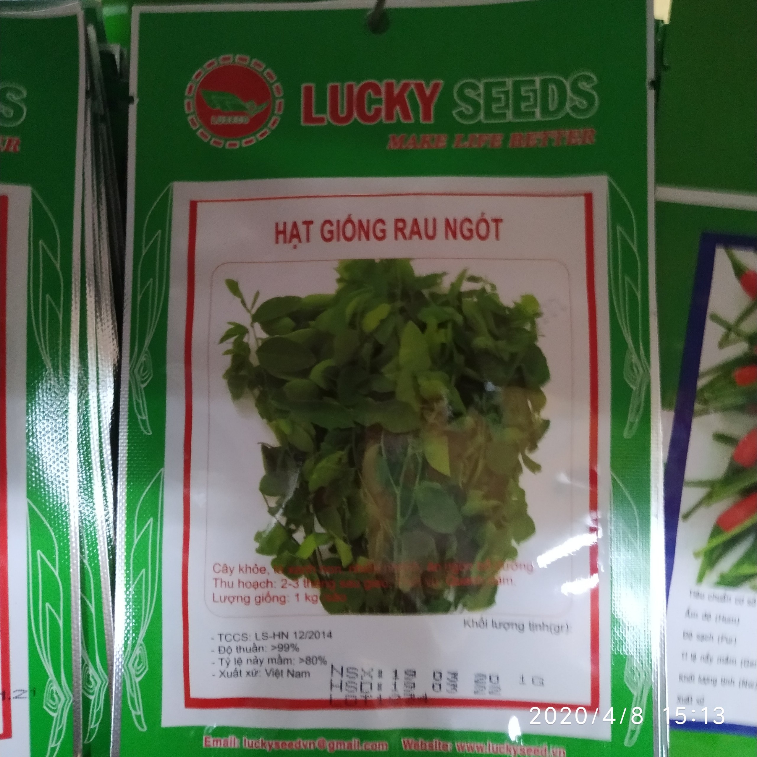 Htaj giông rau ngot