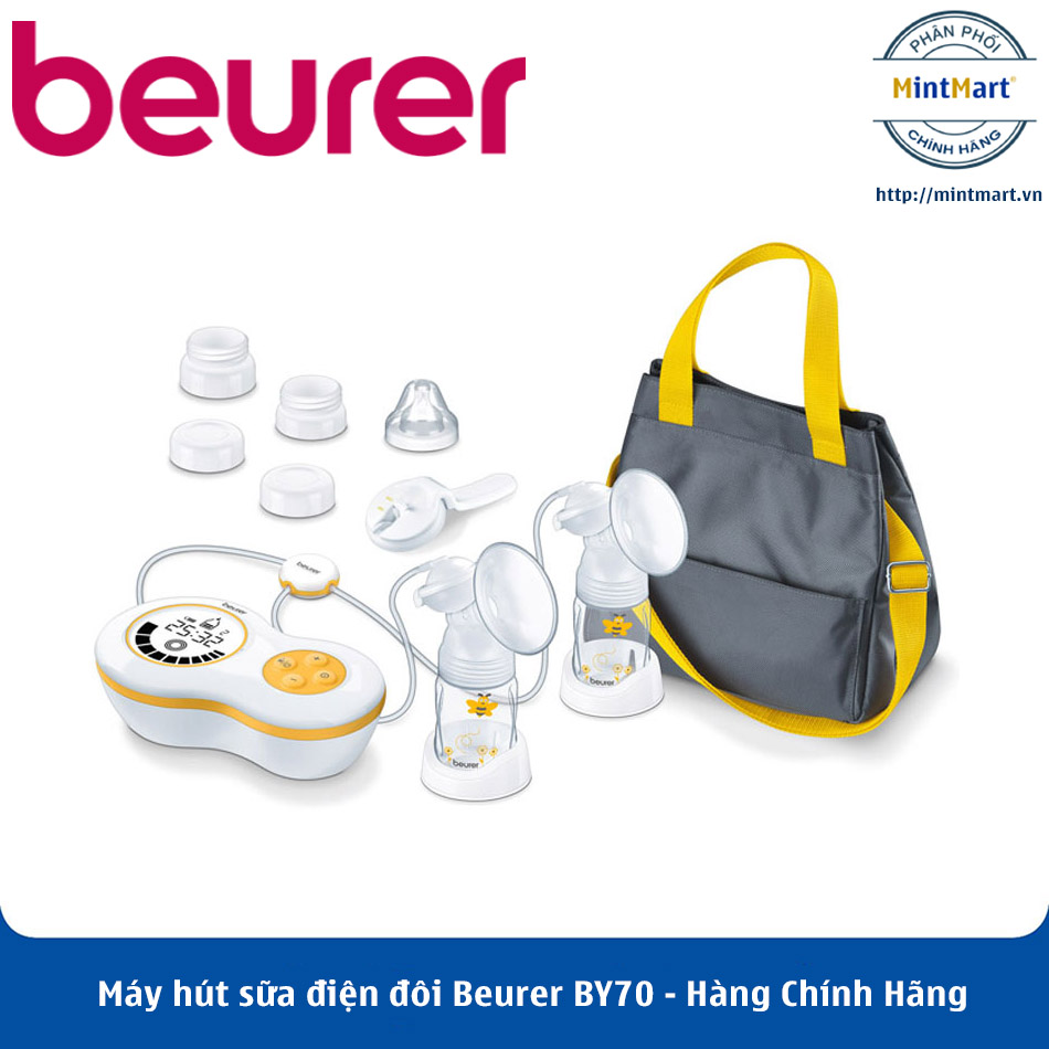 Máy hút sữa điện đôi Beurer BY70 - Hàng Chính Hãng