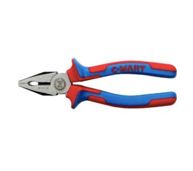 Kìm điện cán đỏ xanh 175mm/7″ b0143-07 c-mart