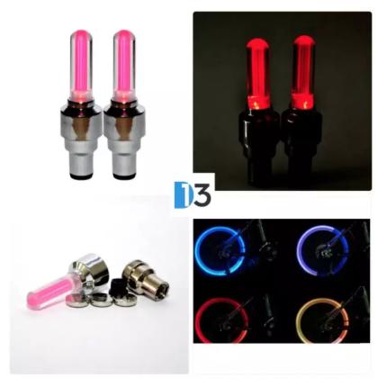 Bộ 2 đèn led gắn van bánh xe đạp