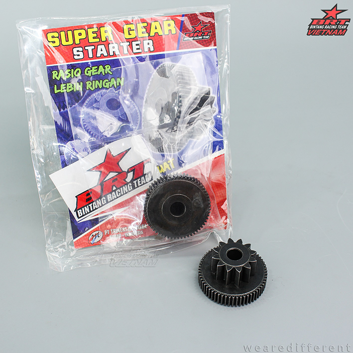 Nhông đề brt super gear exciter / r15 / mt15 / fz / tfx - hàng chính hãng