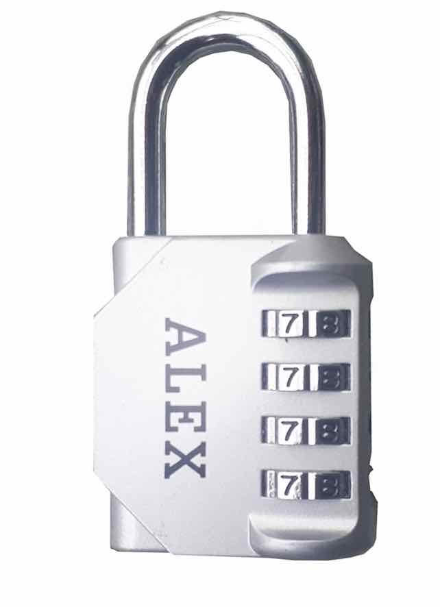 Ổ KHÓA SỐ ALEX LOẠI 4 SỐ CÀI ĐẶT