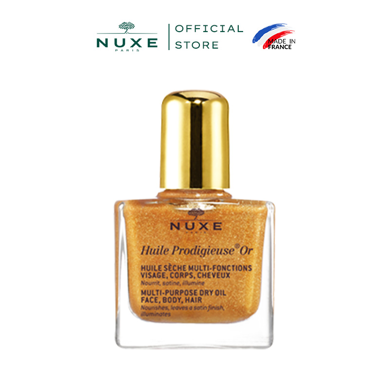 [HB Gift - Quà tặng không bán] Dầu dưỡng khô đa năng có nhũ Huile Prodigieuse Shimmery Multi-purpose Dry Oil 10ml