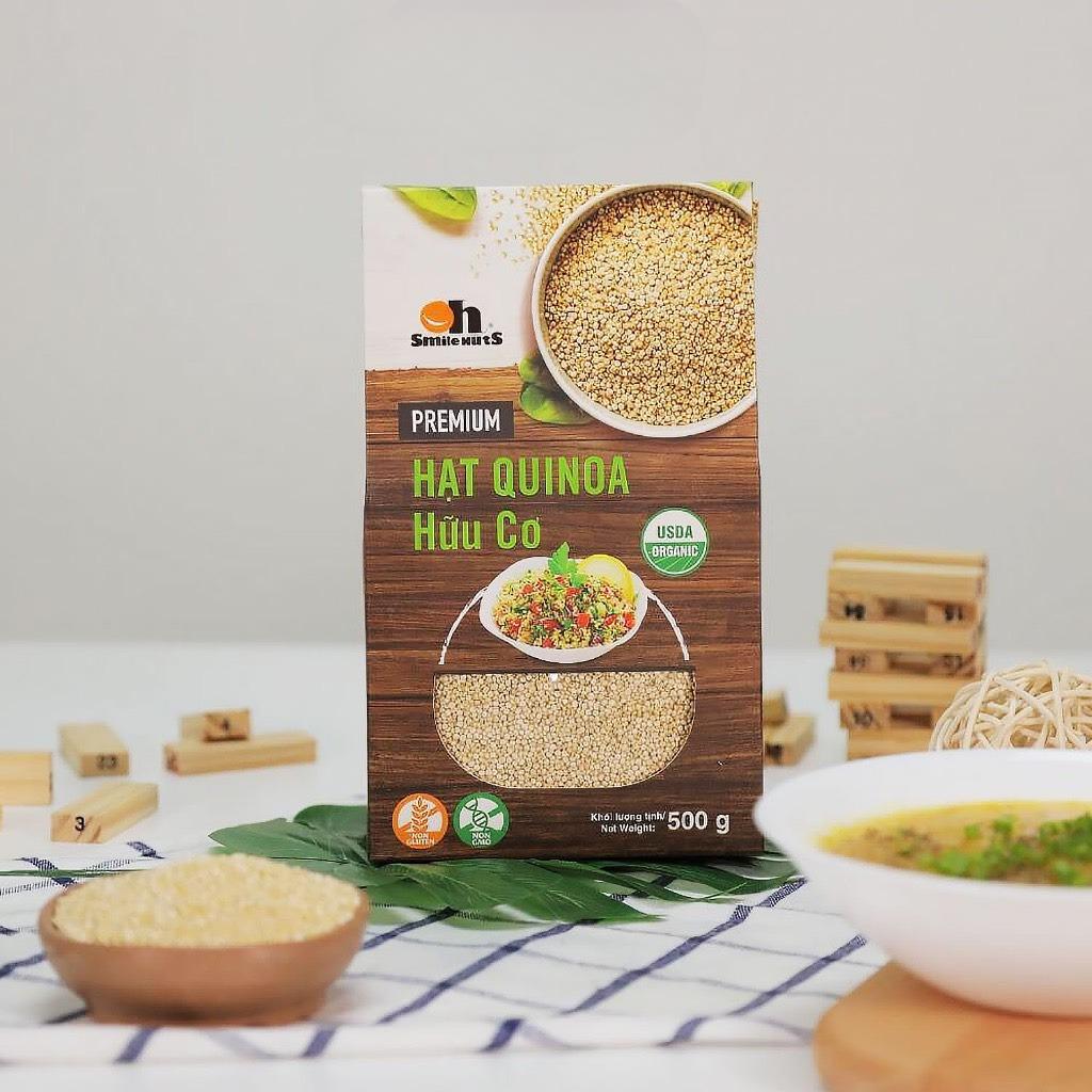 Hạt diêm mạch Organic, hạt Quinoa cho bé ăn dặm, thực phẩm hữu cơ an toàn nhập khẩu Peru Mix 3 loại - Happy Life 4U