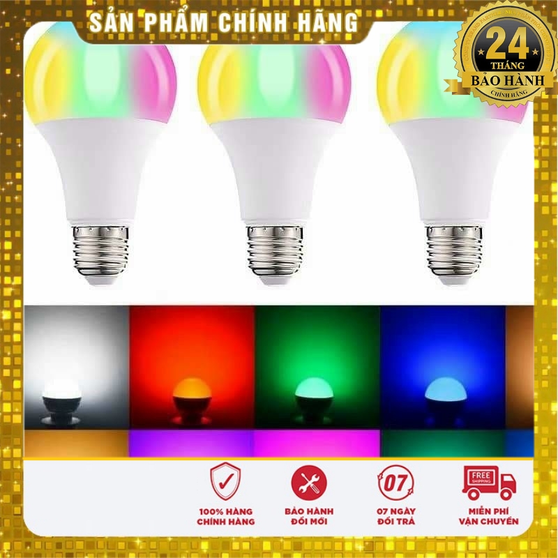 Combo 20 , 10 bóng đèn chanh, bóng led 1w đổi màu trang trí nhà cửa , led rgb 7 màu nháy đổi màu tự động ,chống nước